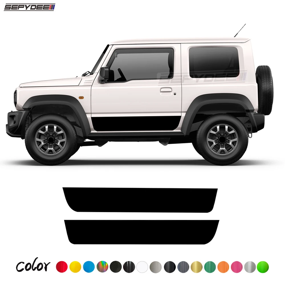 

2 шт., наклейки на боковые двери автомобиля для Suzuki Jimny