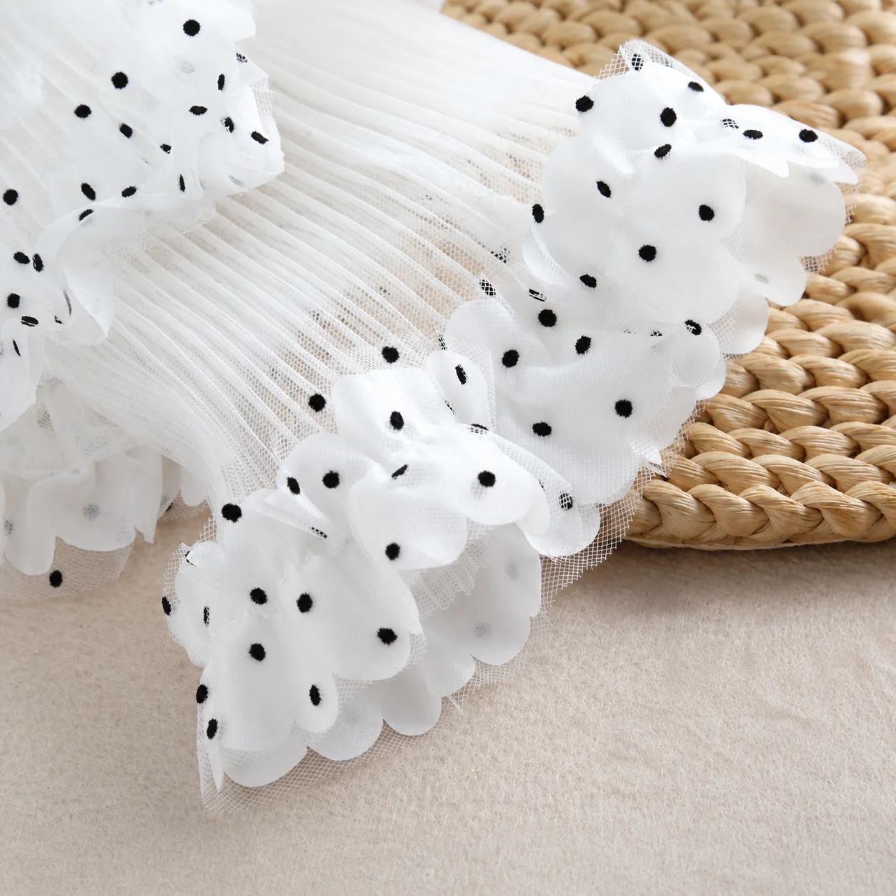 

Women'S Decorative Fake Cuffs Elastic Polyester Mesh Cuffs Detachable Sleeve Cuffs Comfortable For Daily Outings Casual Dates