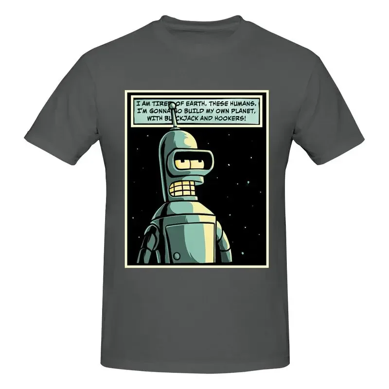 Watchmen Parody Bender Build A Planet Full Of Blackjack And Hooker Shirt T-shirt Tee Unisex Premium