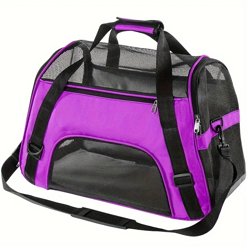 1pc Portable Pet Carrier for Dogs And Cats - Airline Approved, Foldable And Convenient - Ideal for Travel And Outdoor Activities