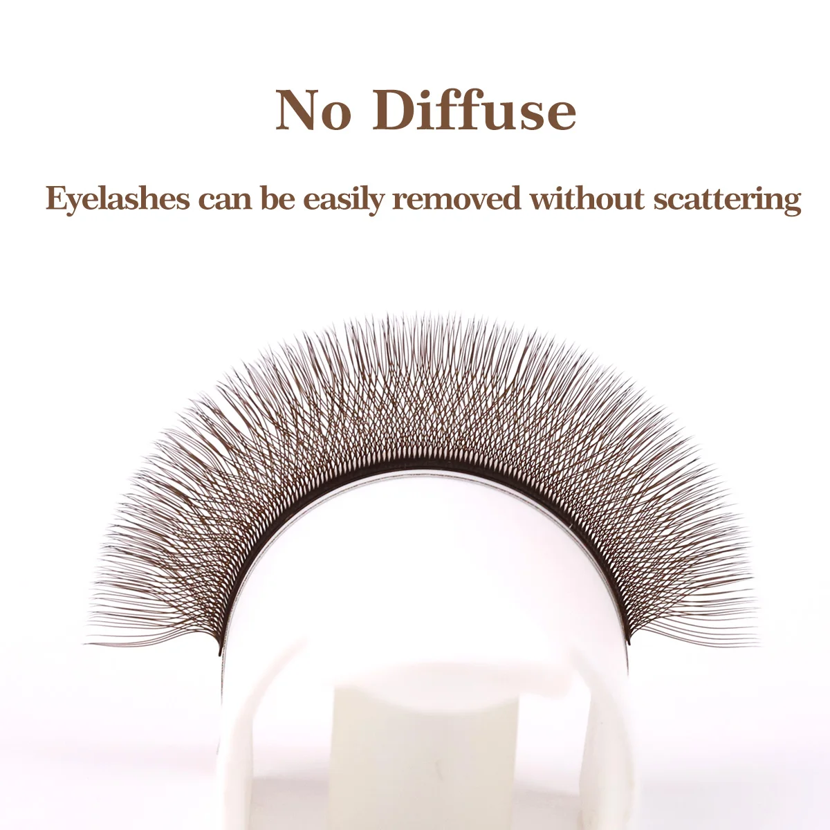 래쉬프로페셔널 브라운 4D W형 속눈썹 연장 핸드메이드 다크 초콜릿 브라운 W 스타일 4D 클로버 프리메이드 볼륨 팬 속눈썹
