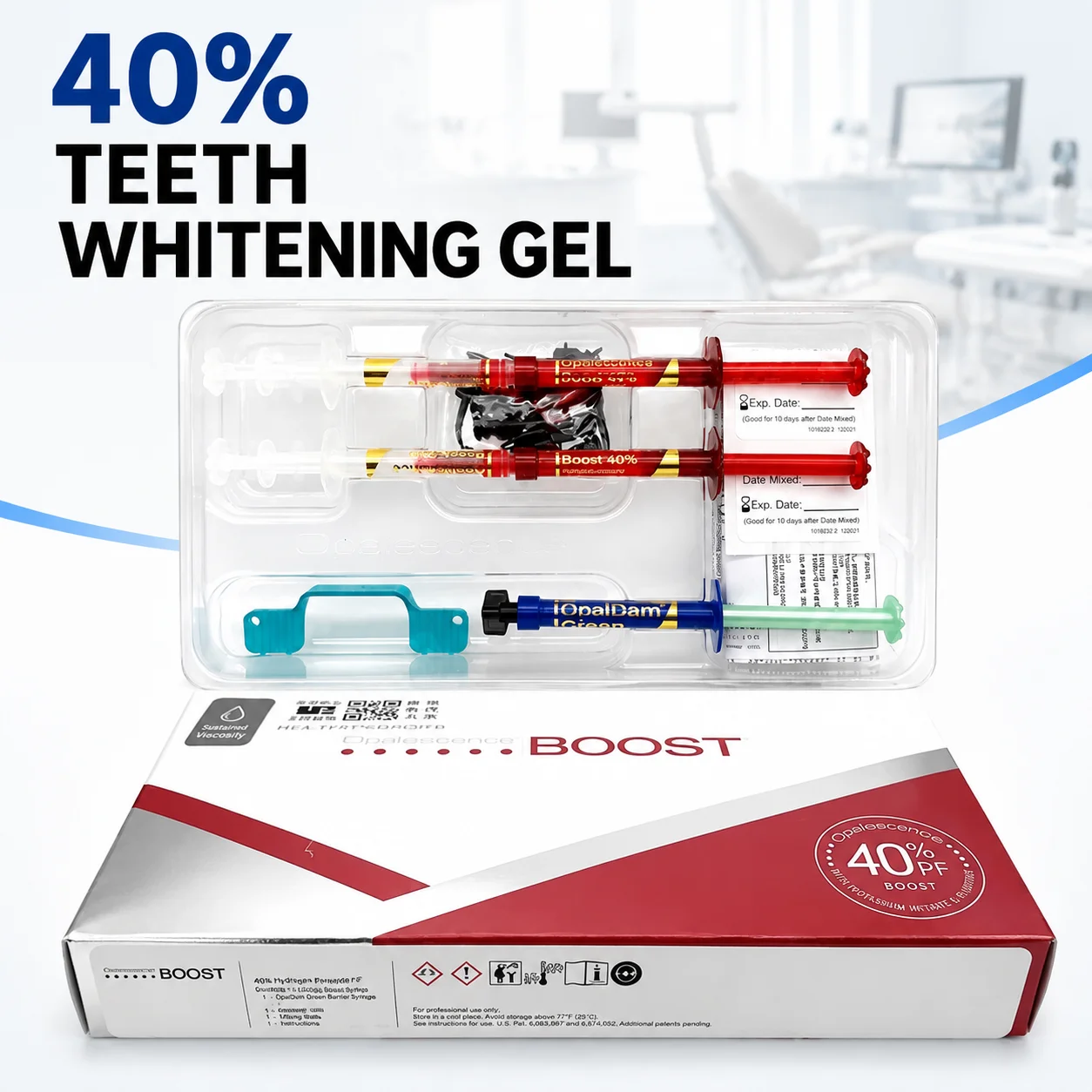 Teeth Whitening In Office - Gel sbiancante professionale al 40% per