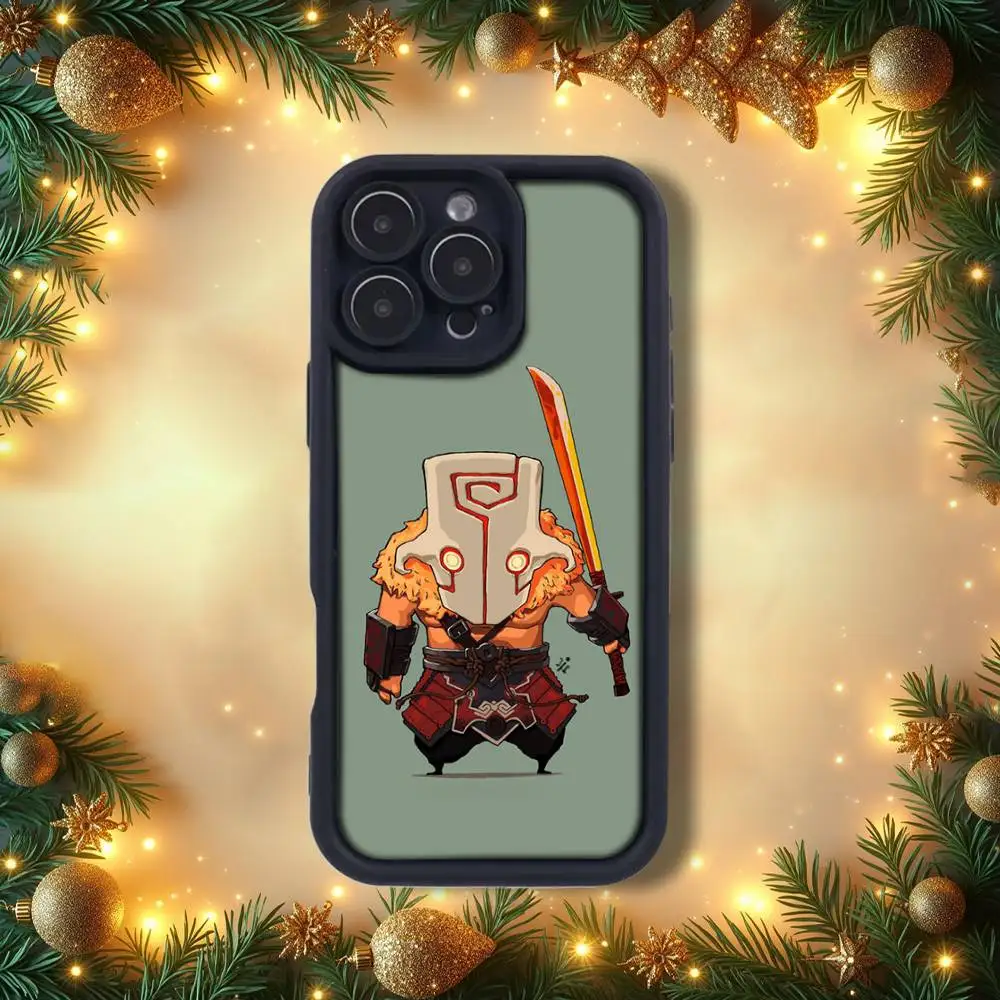 حافظة هاتف رائعة P-PowerfulS Dota 2 لهاتف iPhone 14,12,17,15,11,13,16,Pro,E,Plus,Max,Air,SE4 ظهر من السيليكون الناعم المقاوم للصدمات #4