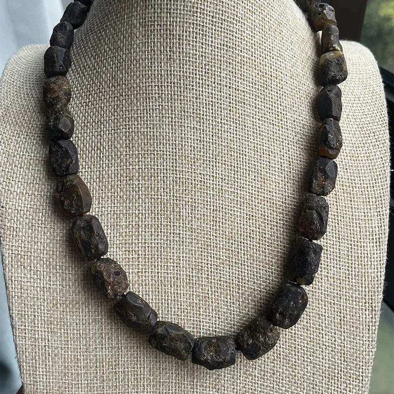 Yoowei Halskette aus 100 % Naturbernstein als Geschenk, europäische baltische Original-Medizinperlen, wunderschöner, einzigartiger Heilschmuck-Lieferant – Detail 37