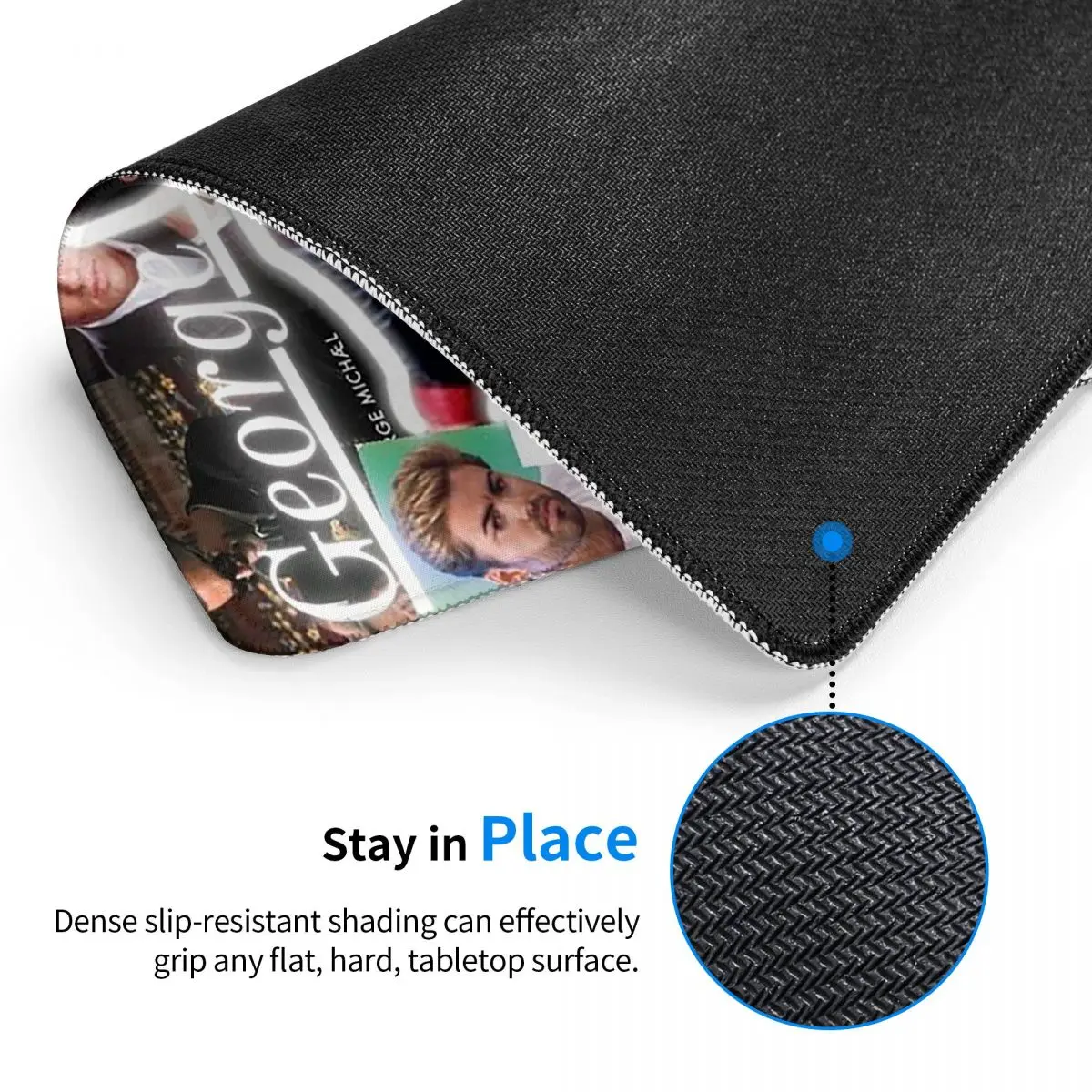 Multi-size Mouse Pad George Michael Gamer PC Laptop Mats Keyboard Carpet Computer Gaming Office Accessories Desk Mat