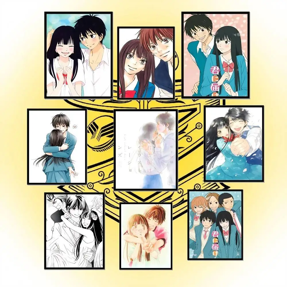 K-Kimi Ni Todokes Poster High Quality Print Poster Waterproof Wall Art Movie Posters For Living Bedroom Retro Room Decor Gift