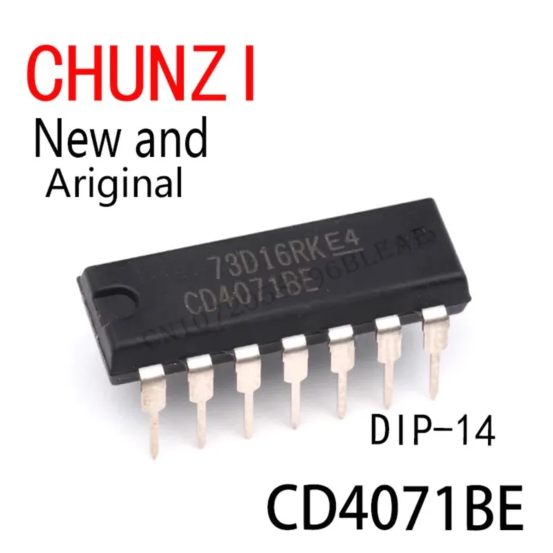 10Pcs New and Original IC CD4071 CD4071BD DIP-14 CD4071BE