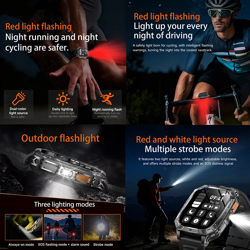New T-REX3 1400mAh Battery Smart Watches Outdoor Military 2.01" HD AMOLED Smart Watch 2026 Men IP68 Waterproof Sports Smartwatch