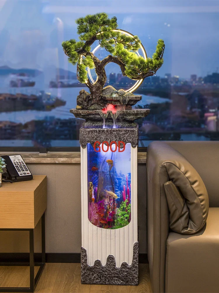 

Fish Globe Living Room Small Water Circulation Ecological Fish Tank