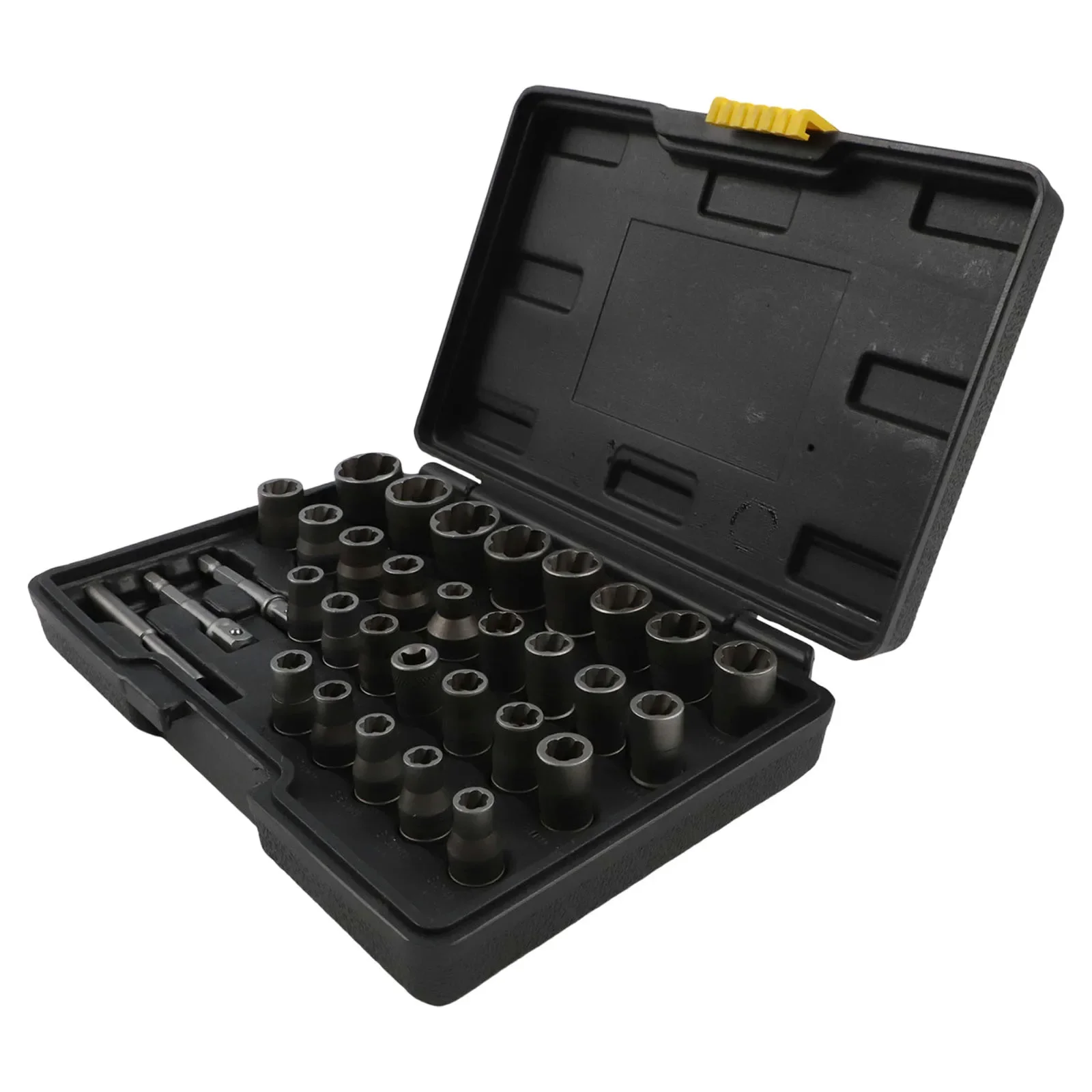 Sophisticated 32 Pcs Stripped Nut Extraction Tool Kit Including Various Adaptable Tools for Efficient Operation on Bolts