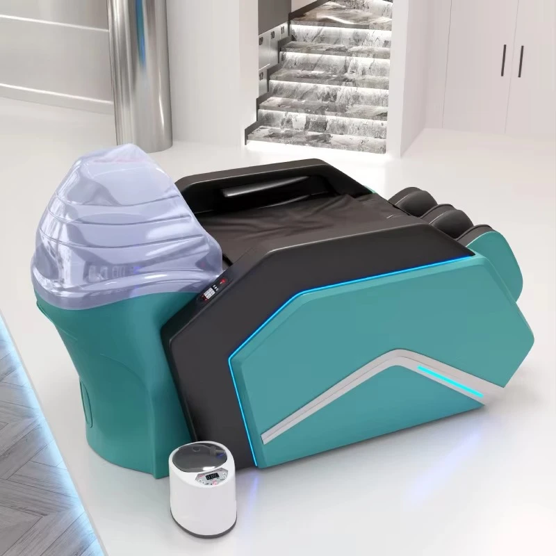 

Salon Washing Hair Shampoo Station with Massage Shampoo Bed Spa Head Intelligent Full Body Massage Chair for Shampoo