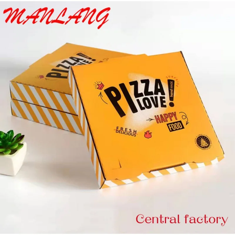 Caixa De Pizza Com Logotipo, Vários Tamanhos, Personalizado, Barato, Ondulado, Personalizado, Atacado