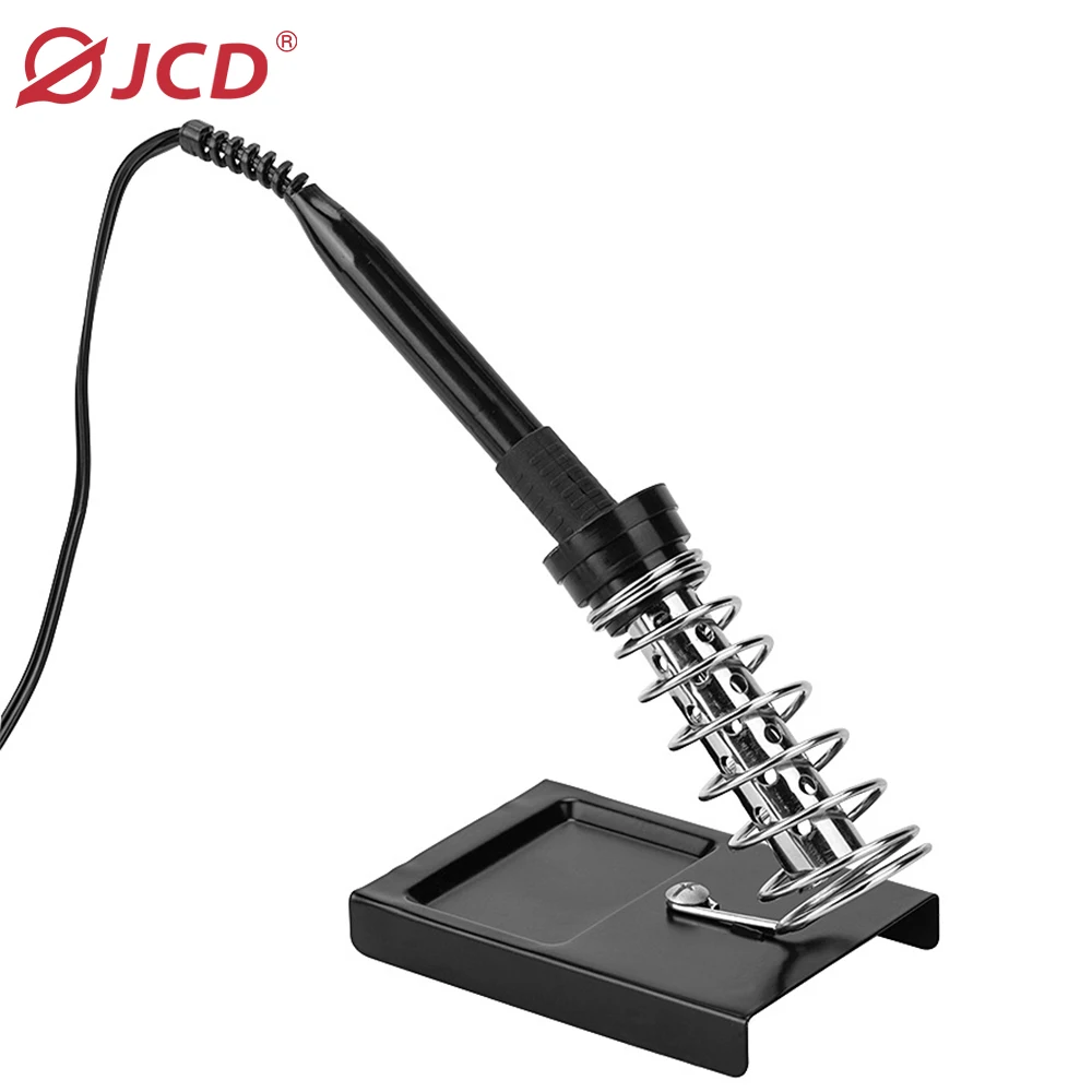 JCD Electric Soldering iron bracket metal pad universal Soldering iron bracket welding suction flux with cleaning sponge