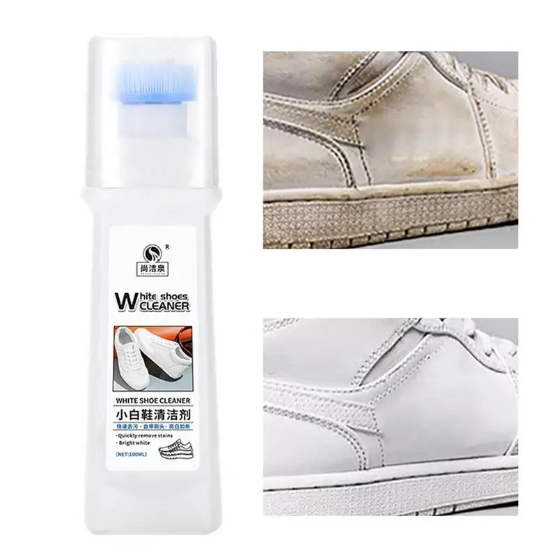 

White Shoes Cleaner Brightening Multifunctional Cream Brightening Shoe Stain Remover White Shoe Cleaner Shoe Cleaning Kit