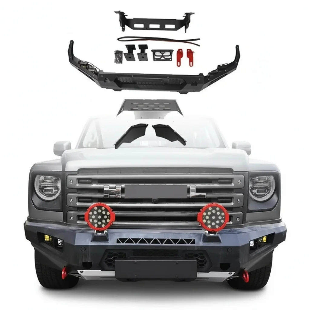 

Front Bumper For 2025 Haval Raptor, Rear Bumper, Heavy Duty Bull Bar, Off-Road Accessories, Premium Exterior Upgrade Kit