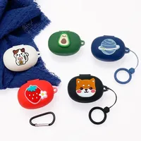 For B&O beoplay Eleven Case Cartoon Dog/cat/flower Cute Ring Anti-drop Silicone Protect Earphone Cover for B&O beoplay EX case