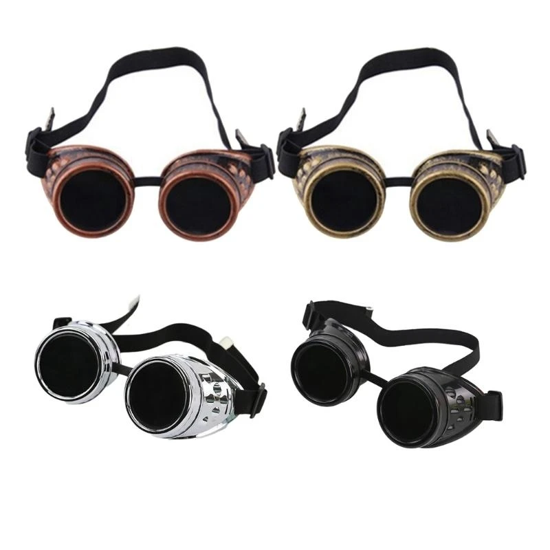Y5gc para hombres cosplays disfraces gafas góticas gafas punk gafas cibernéticas gafas vintage gafas steampunk