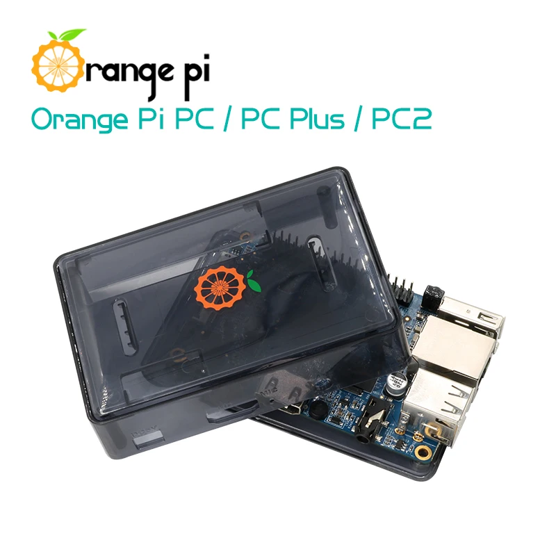 Caixa preta ABS para placas Orange Pi PC/PC Plus