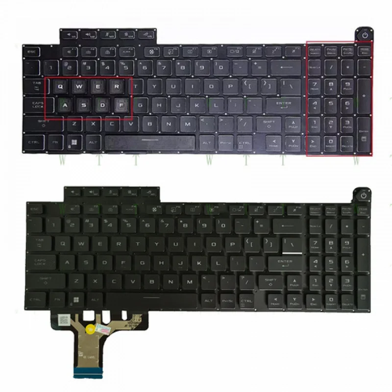 

BB Laptop Keyboard for ASU-S ROG Strix G814J G834 G834J G834JZ RGB Backlit US 18"
