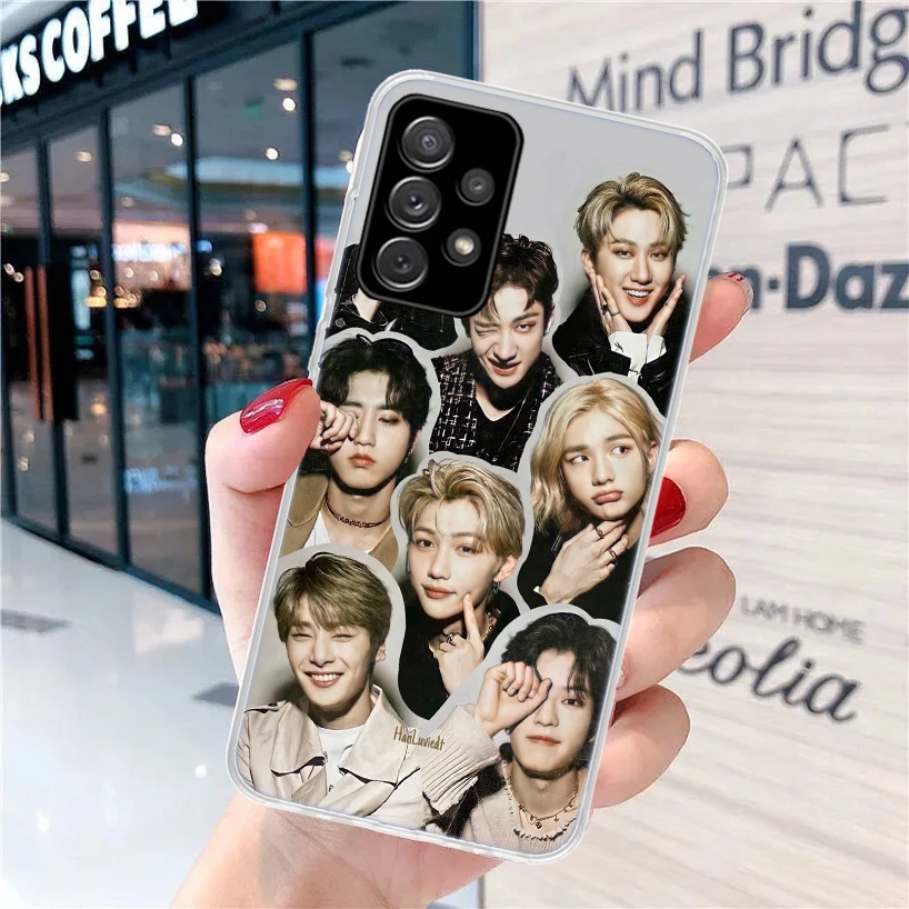 Kpop Stray Kids Soft Phone Case for Samsung A55 A54 A53 A52 A15 A14 A13 A12 A25 A24 A23 A22 A35 A34 A33 A32 A03S A05S A04S