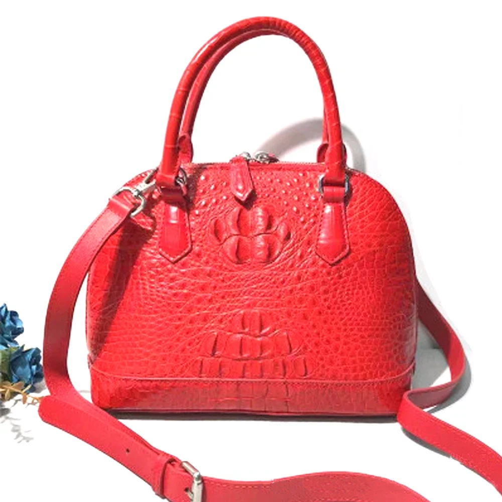 

hongsen new arrival crocodile female handbag crocodile large capacity One shoulder female women handbag