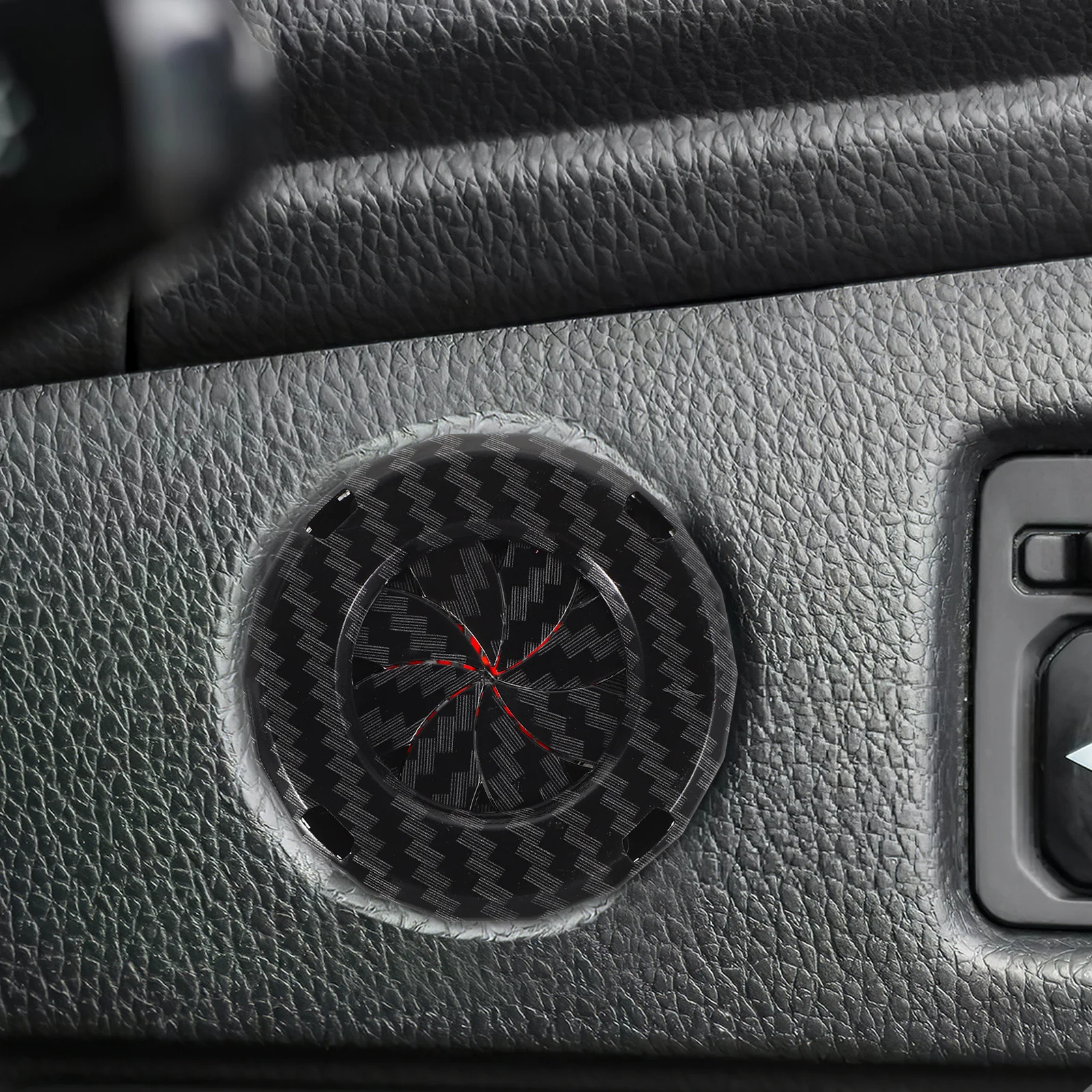 

Car Interior Engine Start Button Cover Rotary Design For Ignition Switch Protection Push To Start Button Guard Universal Fitment