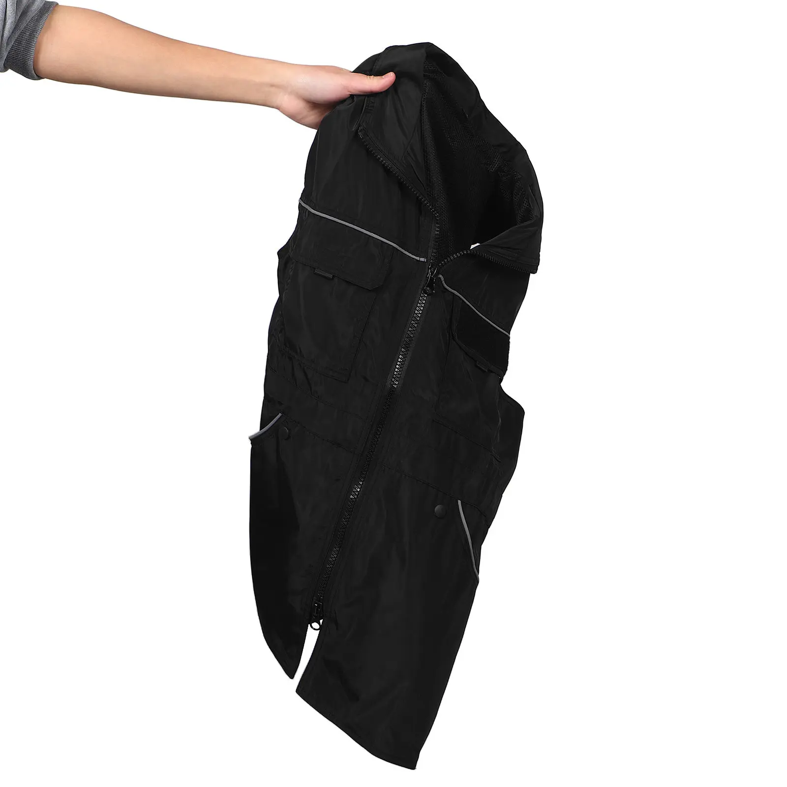 

Dog Trainer Vest Reflective Training Jacket for Men Women Black 2Xl Multi-Pocket Dog Handler Obedience Protective Anti-Scratch