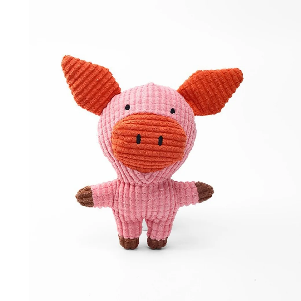 ตุ๊กตาสุนัขของเล่นรูปร่างสัตว์กัด Squeaky ของเล่นสุนัขของเล่นสําหรับสุนัขขนาดใหญ่ขนาดเล็กลูกสุนัขสัตว์เลี้ยงอุปกรณ์การฝึกอบรม