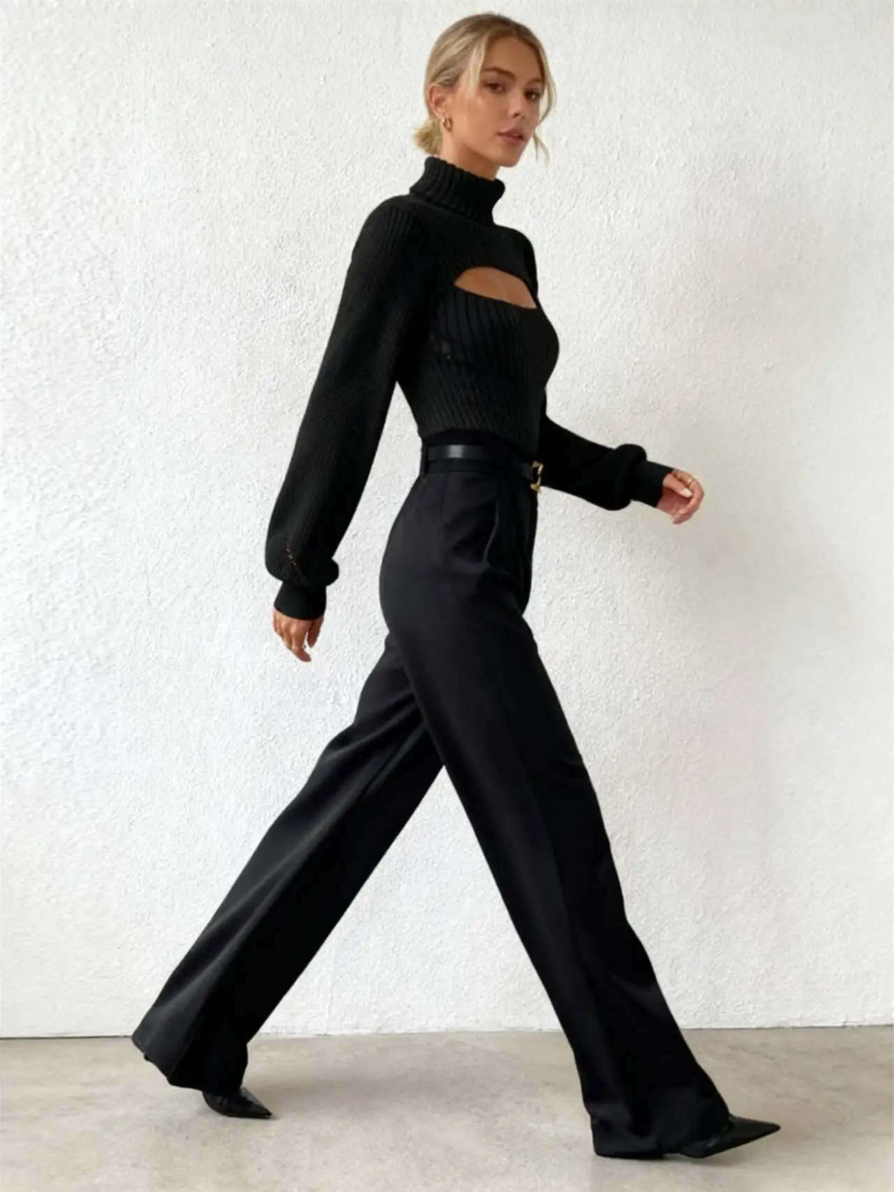 

Sweaters Jumpers Pullovers Women Damen For Pink Colour Autumn Knit Bottoming Shirt Regular BF Y2K Lady Daily Commute Work Simple