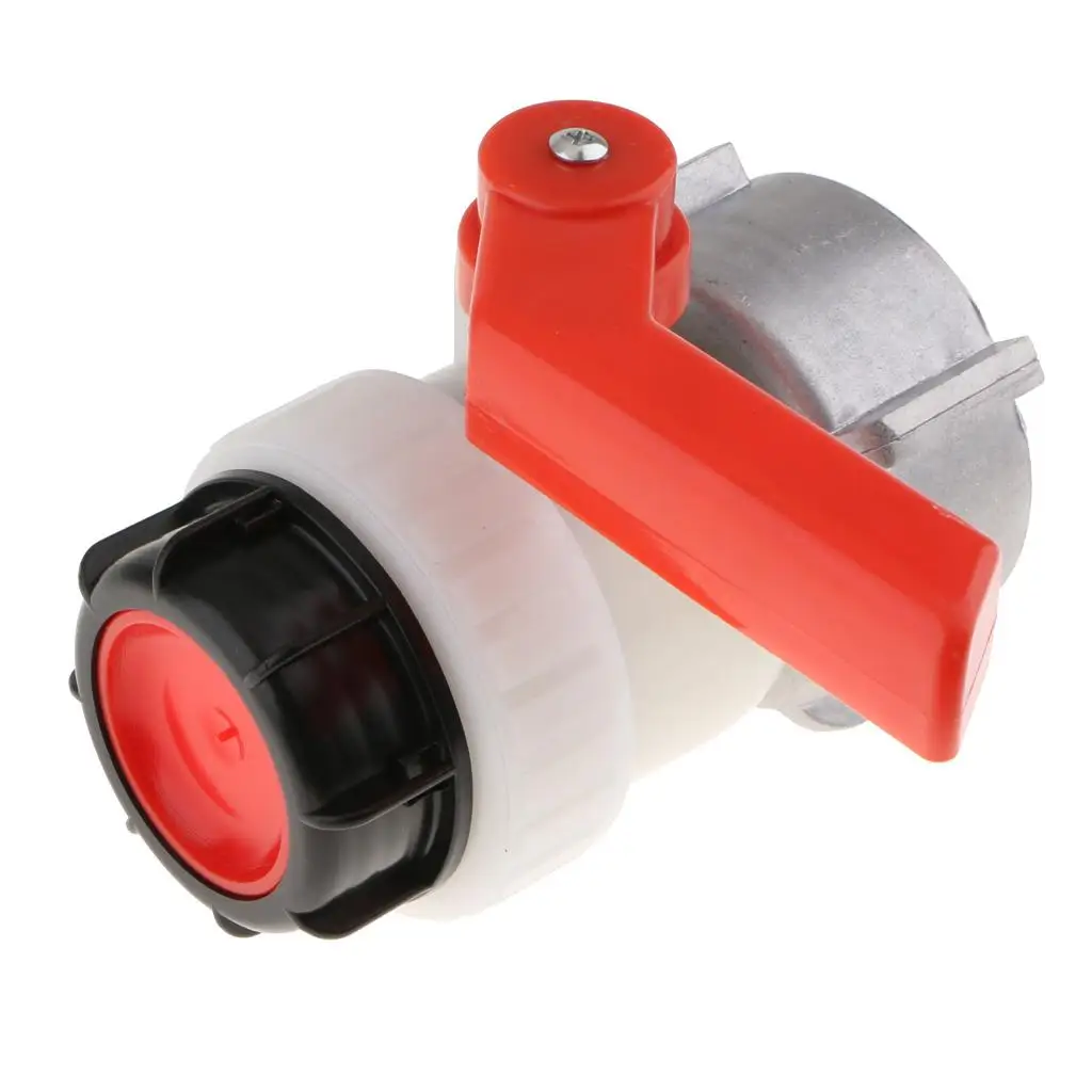 IBC Ball Valve 75mm Outlet Heavy Duty Plastic Control Valve Anti Spatter Valve for Liquid Management