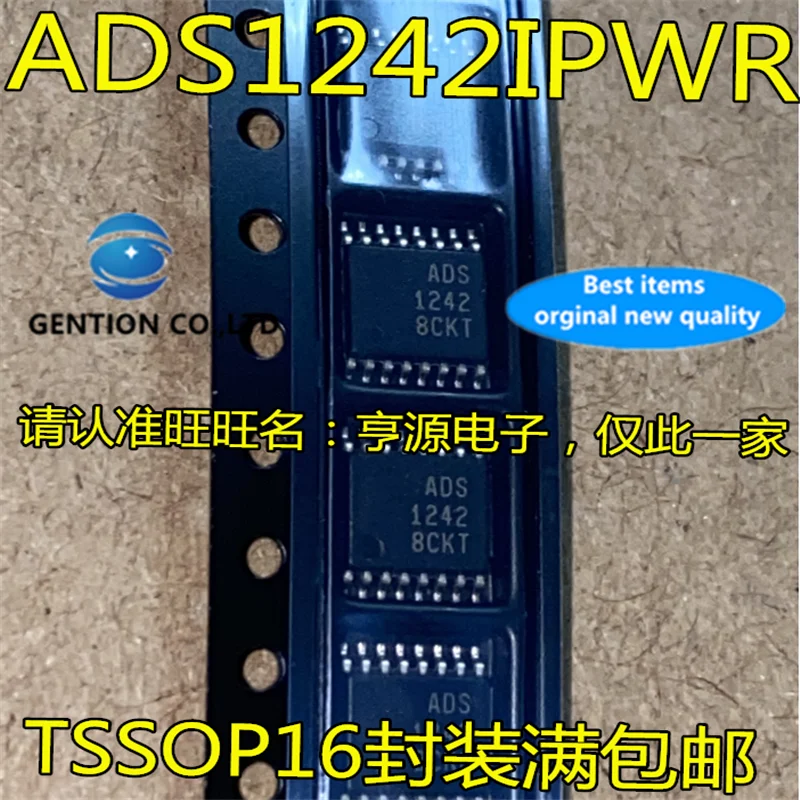 

2 шт. ADS1242IPWR ADS1242 TSSOP16 чип АЦП в наличии 100% новый и оригинальный