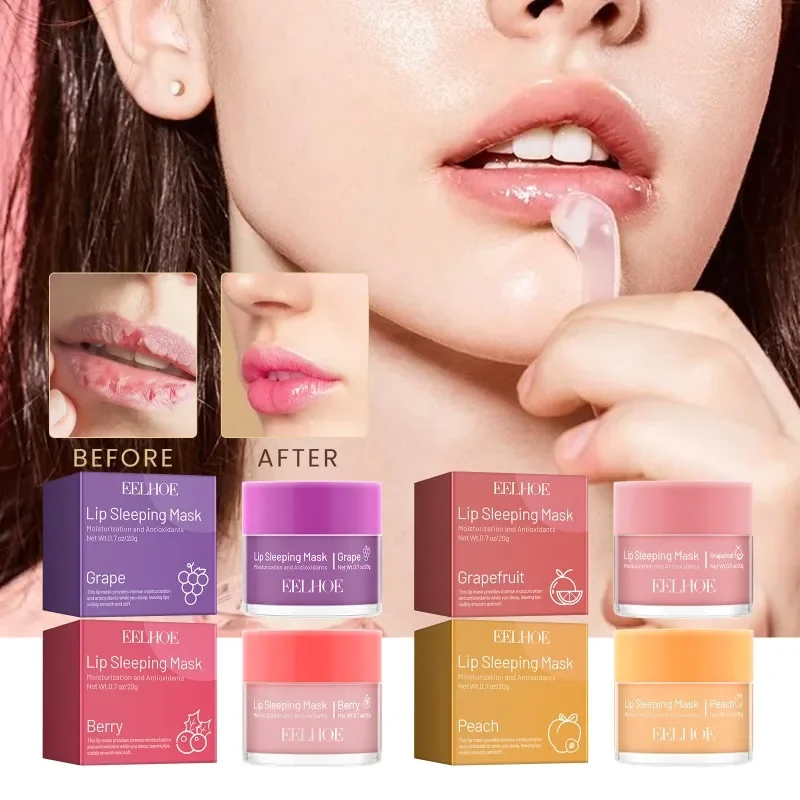 

Lip Sleep Facial Mask Moisturizing and Moisturizing Mild Exfoliating Dead Skin Rich Full and Smooth Lip Mask