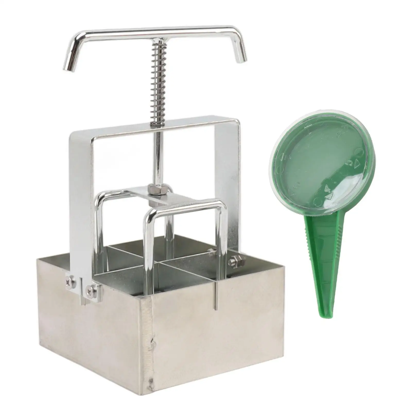 

2 Inch Soil Block Maker Manual Seed Blocker Tool with Handle for seedlings Gardening Planting Supplies