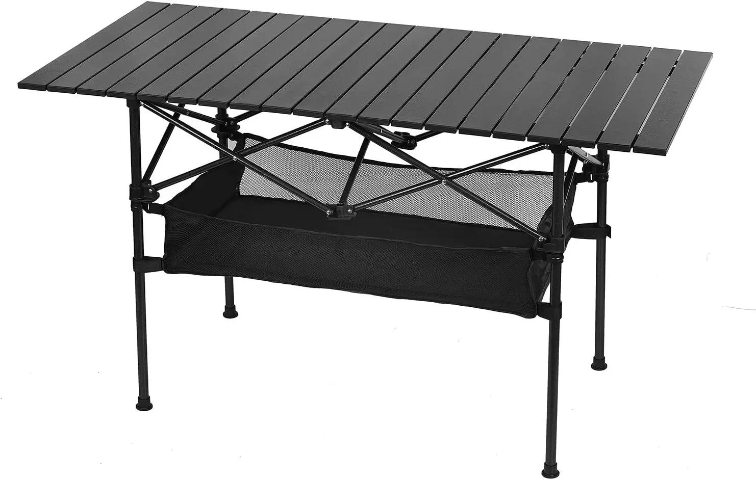 

Folding Camping Table with Large Storage and Carrying Bags 47(L) x22(W)