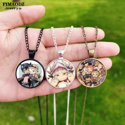 Anime Made In Abyss collana per la collezione di fan Cute Cartoon Anime Figures Poster Glass Cabochon Custom Pendant Jewelry Gift