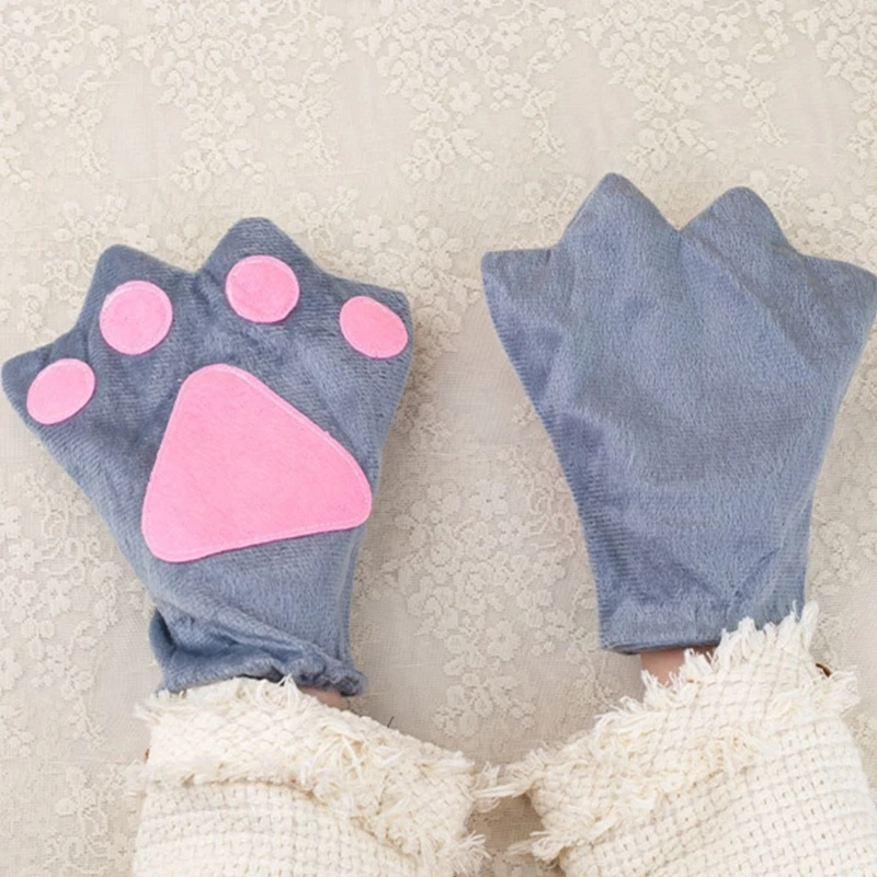 E15F Kitten Claws Handschoenen Hallowen Animal Costume Accessories For Kid Women Men Hallowen Christmas Birthday Cosplay Party