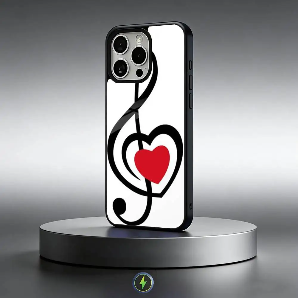 Piano music notation Phone Case For iPhone17,16,15,14,13,12,11 Plus,Pro Max Magnetic For Magsafe Wireless Charging