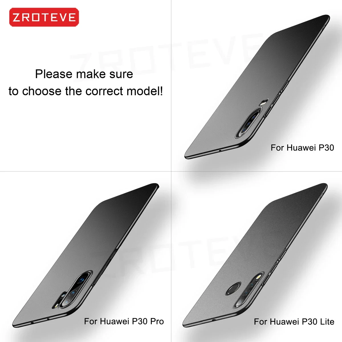 P30 Case ZROTEVE Ultra Thin Hard PC Matte Cover For Huawei P30 Pro P20 Lite P40 Plus P 30 40 P30Pro P30Lite P20Pro P40Pro Cases