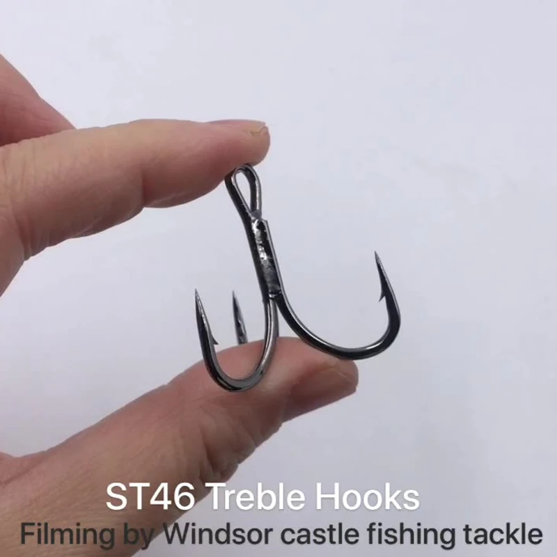 

Fishing Treble Hooks 20pcs Saltwater Fishing Hooks Crankbaits Spinners Replacement Fishing Hook Hard Lures Trout Tuna Salmon