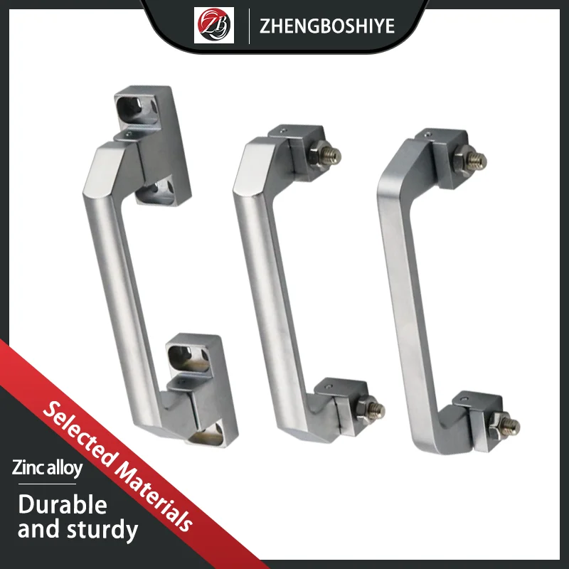 

Folding Handle 90 Degree Zinc Alloy Activity Toolbox Heavy-Duty Thickened Handle For Industrial And Commercial Use