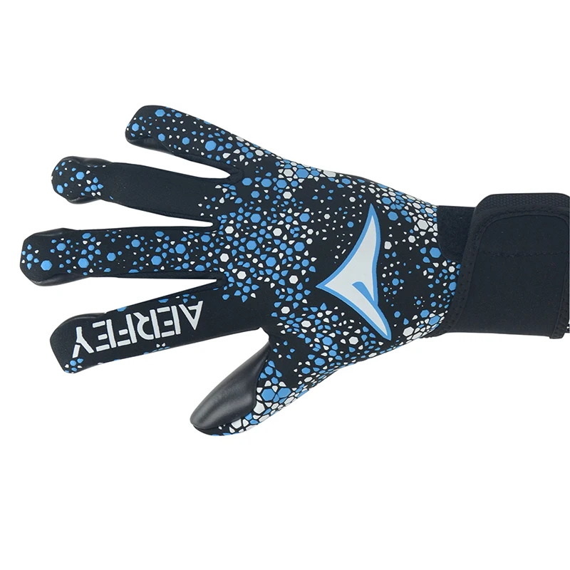 AERFEY Verstärkte Latex-Torwarthandschuhe für Fußball mit Starkem Grip Größe 8/9/10 Jugend- und Erwachsenen-Fußballhandschuhe für Torhüter – Detail 8