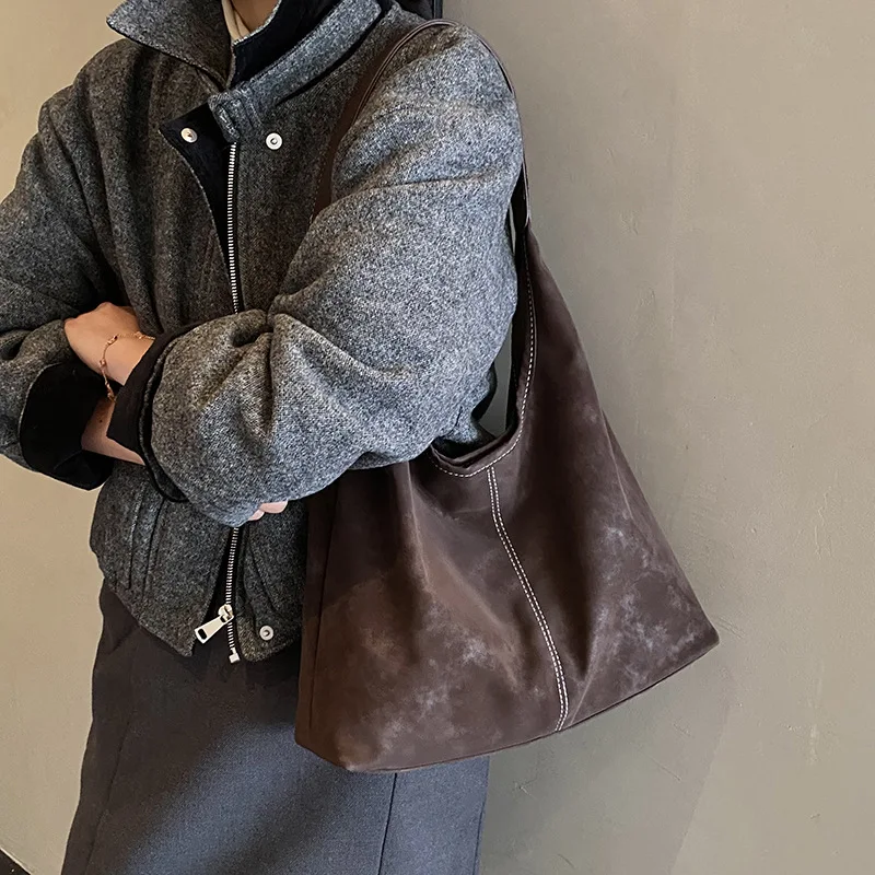 

2025 New Minimalist Bucket Bag for Women, Genuine Leather Large Capacity Multi-way Shoulder Crossbody Tote Hand Bags for Women