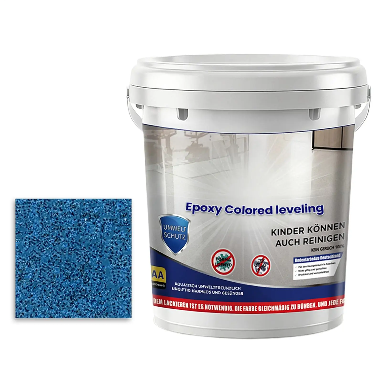 500ML High-Gloss Marble Effect Epoxy Floor Coating Waterproof Stain Resistant Abrasion Resistant SelfFlowing Epoxy Color Sand