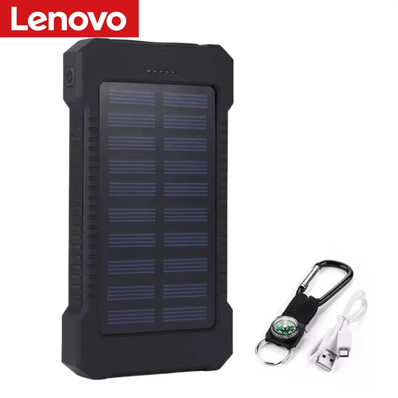 Zonne-energiebank 500000 mAh Powerbank met ultragrote capaciteit Supersnel opladen Draagbare mobiele kracht Zaklamp Externe batterij