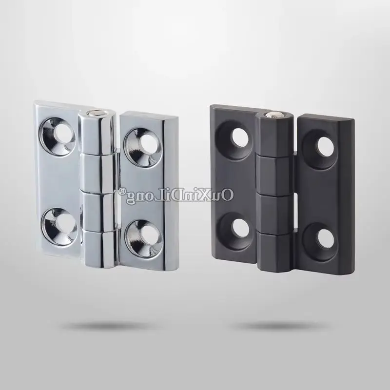 

Фирменная Новинка, 10 шт., петли для промышленного оборудования из цинкового сплава, сверхмощный складной шарнирный переключатель, дверные петли для электрического шкафа, черный/хром