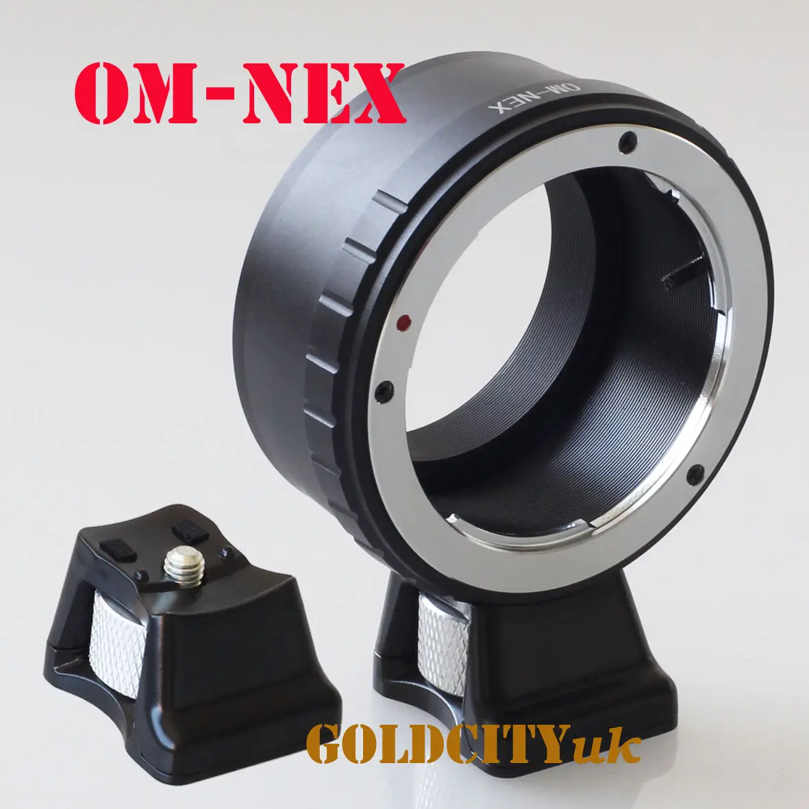 OM Mount Lens To E mount nex Adapter ring with Tripod Stand for NEX NEX-3/C3/5/5N/6/7/5T A7 A7II A7r A3000 A5000 A6000 camera