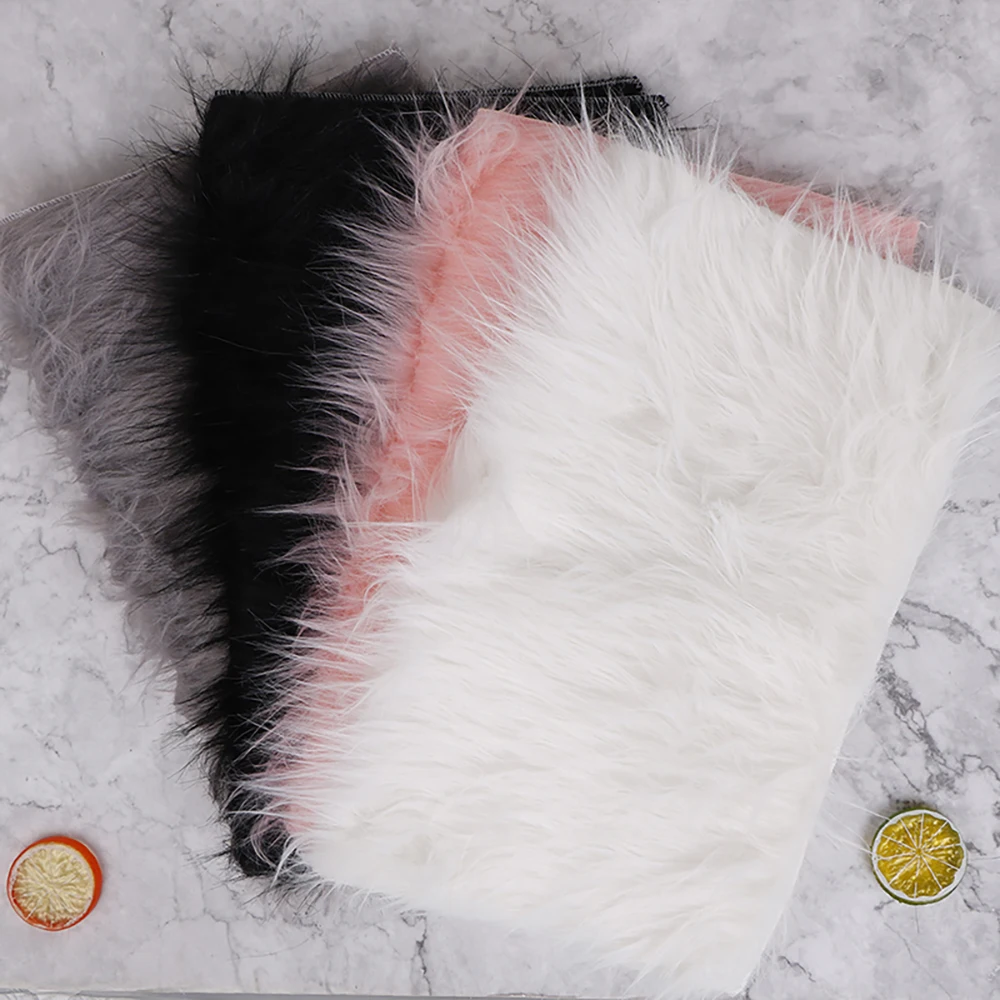 Foldable Soft Fur for Take Pictures Manicure Practice Cushion Nail Art Table Mat Nail Art Equipment Background Photo Tool