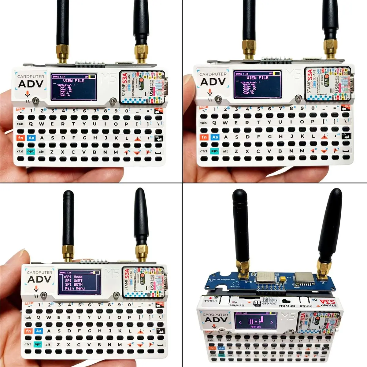 L77A For Cardputer ADV Module 2-in-1, NRF24 & CC1101 Dual-Band Board, Enhanced Antenna Stable 2.4G/433M Signal