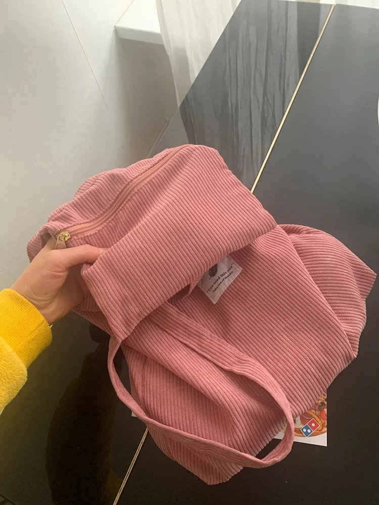 JIOMAY 2025 Damen Cord-Shopper-Tasche Stilvolle Tragetasche - Langlebige Casual Große Einkaufstasche mit Hoher Kapazität Perfekt für den Täglichen Gebrauch – Detail 31