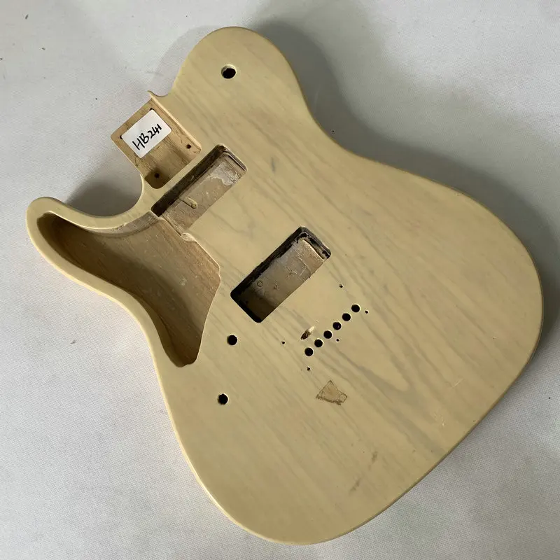 

HB241 Left Hand Tele Electric Guitar Solid ASH 2 Humbucker Pickups String Through Body DIY Replace Guita Parts